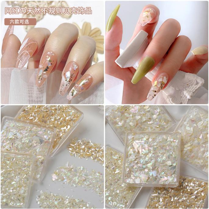 Khay Xà Cừ Vụn Trang Trí Móng Siêu Xinh