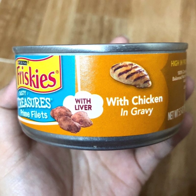 Friskies Treasures With Chicken in Gravy. With Liver.