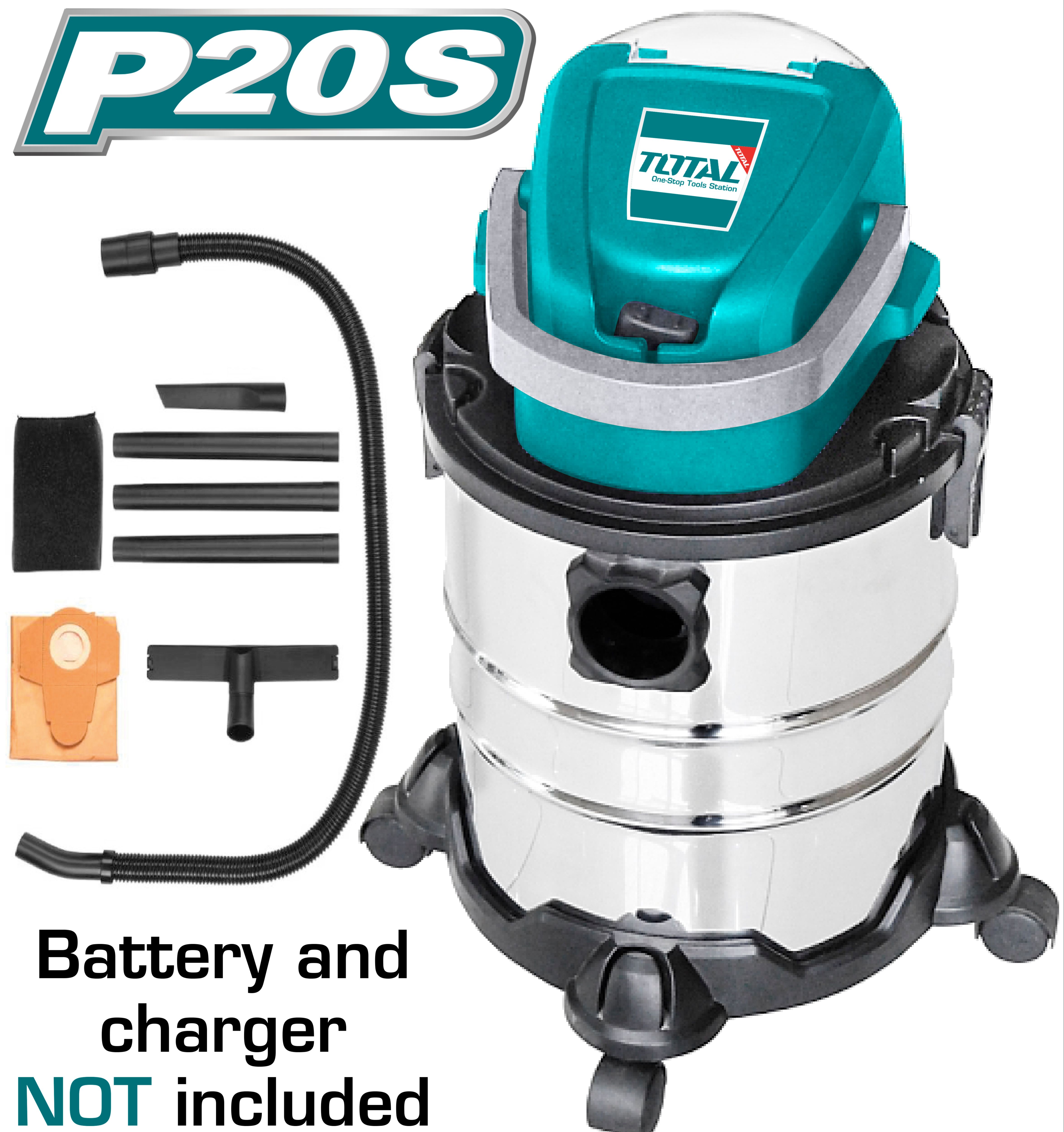 Máy Hút bụi dùng pin 20v Total  20 lít (TVLI2005)