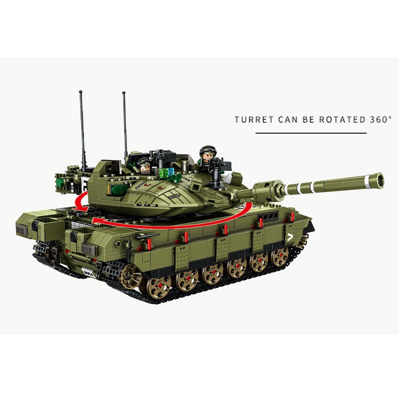 Đồ chơi Xếp hình le,go Mô hình 632009 ( Xếp Hình Xe Tăng Merkava Mk4 1731 Mảnh )