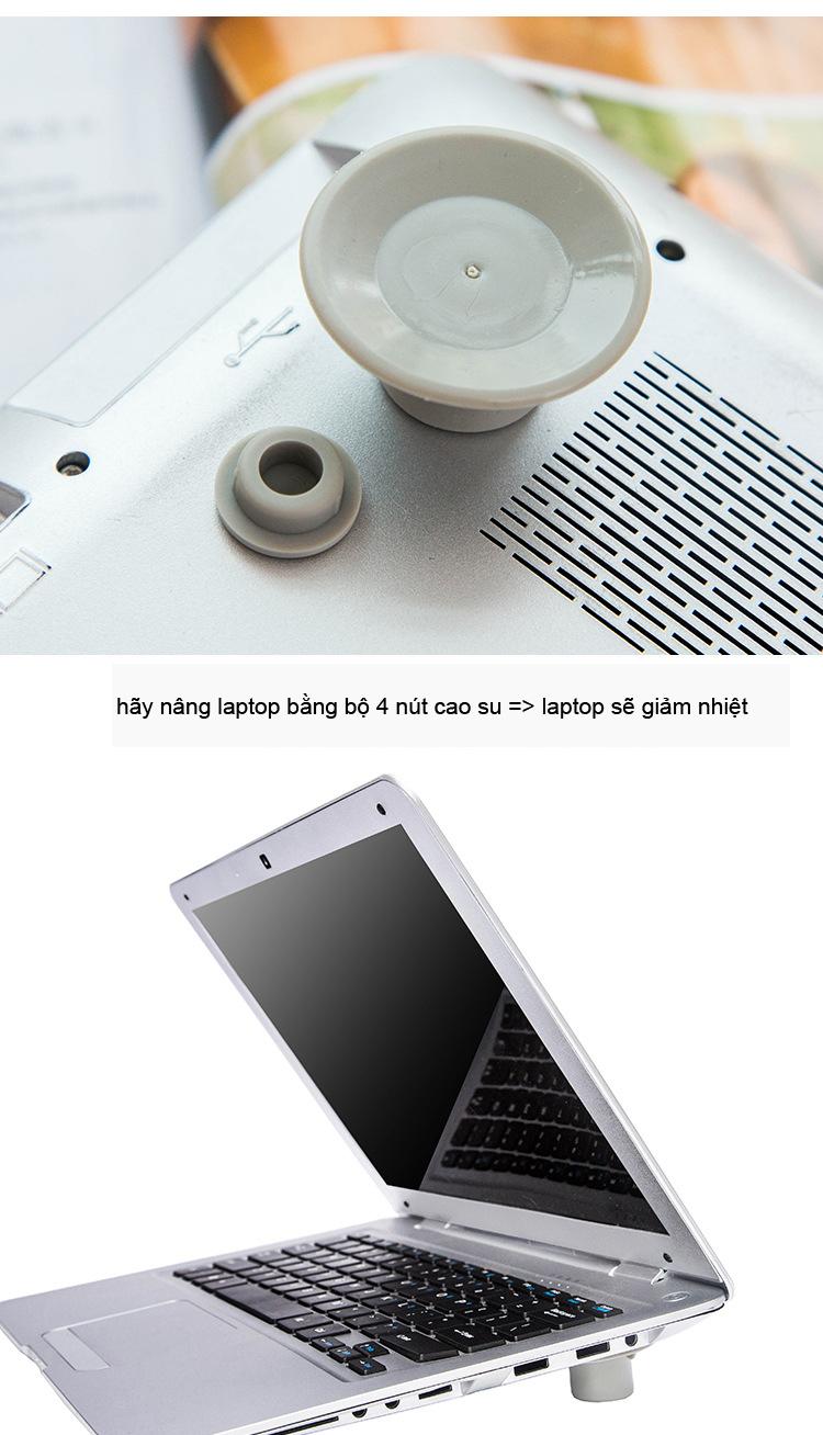 Nút cao su nâng đế Laptop tản nhiệt