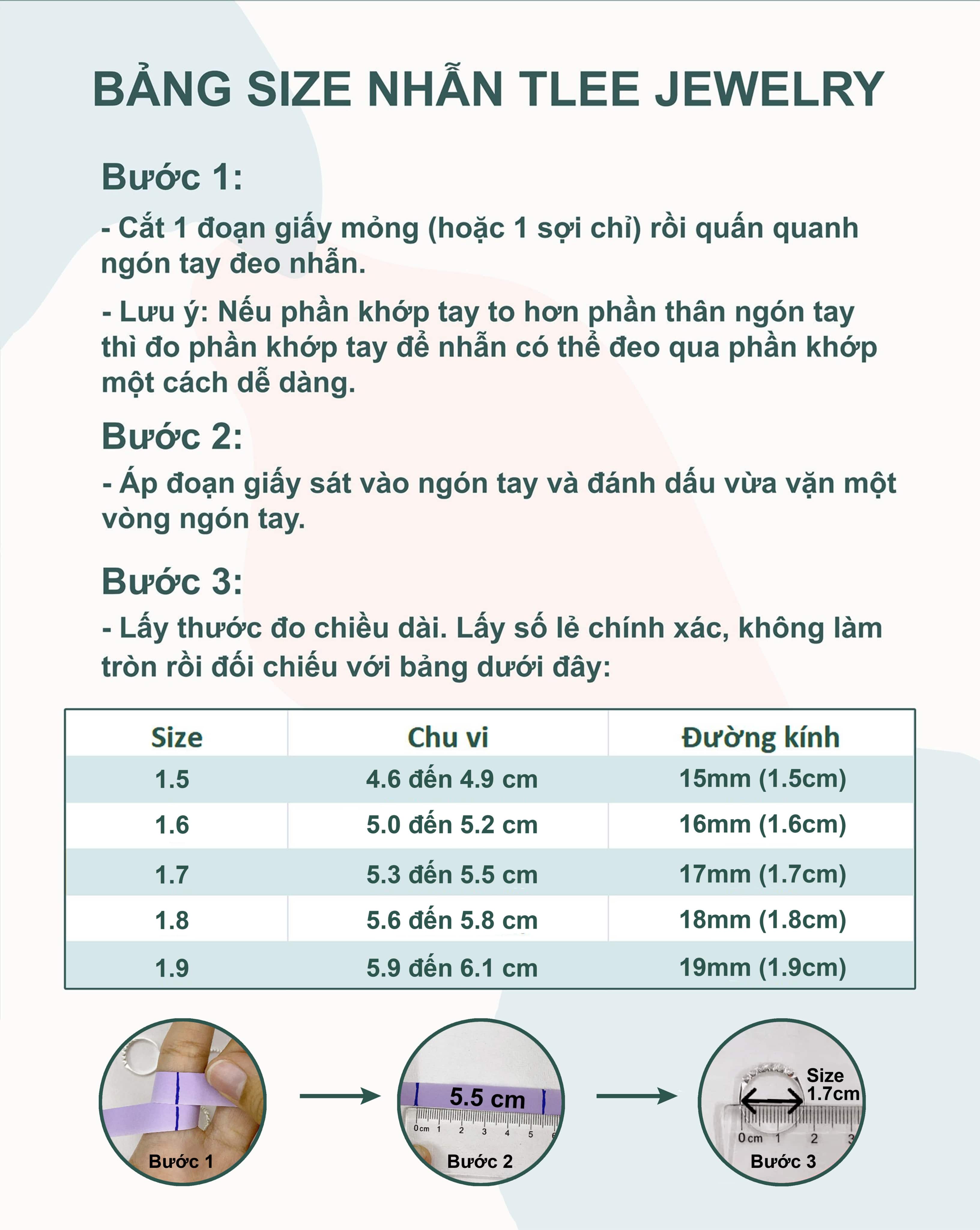 Nhẫn bạc TLEE đa giác dày dặn basic TleeJewelry A0276