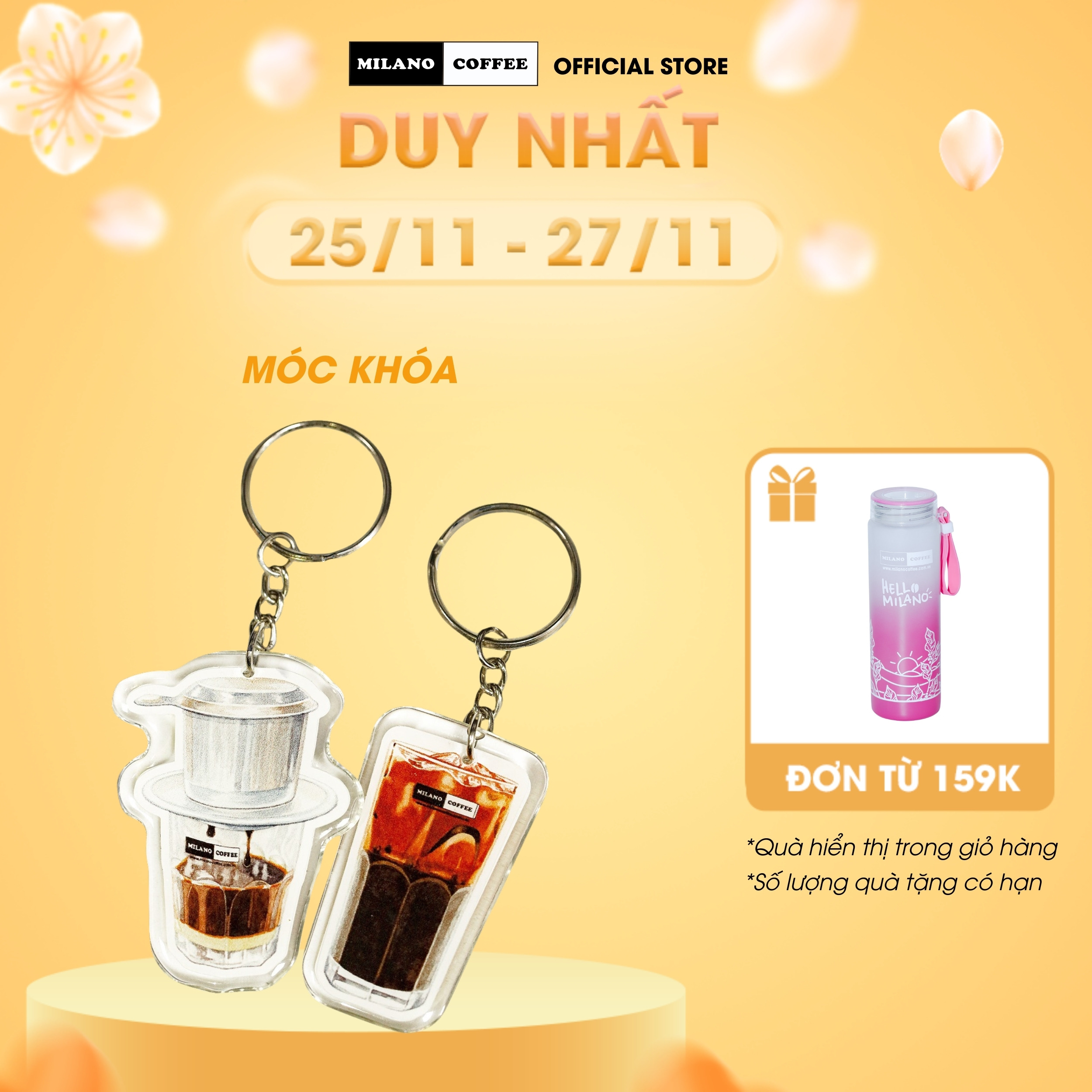 Móc khóa cà phê MILANO COFFEE