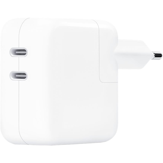 Củ Sạc Nhanh 2 Cổng USB Type-C 35W (MNWP3ZA/A) - Hàng Chính Hãng
