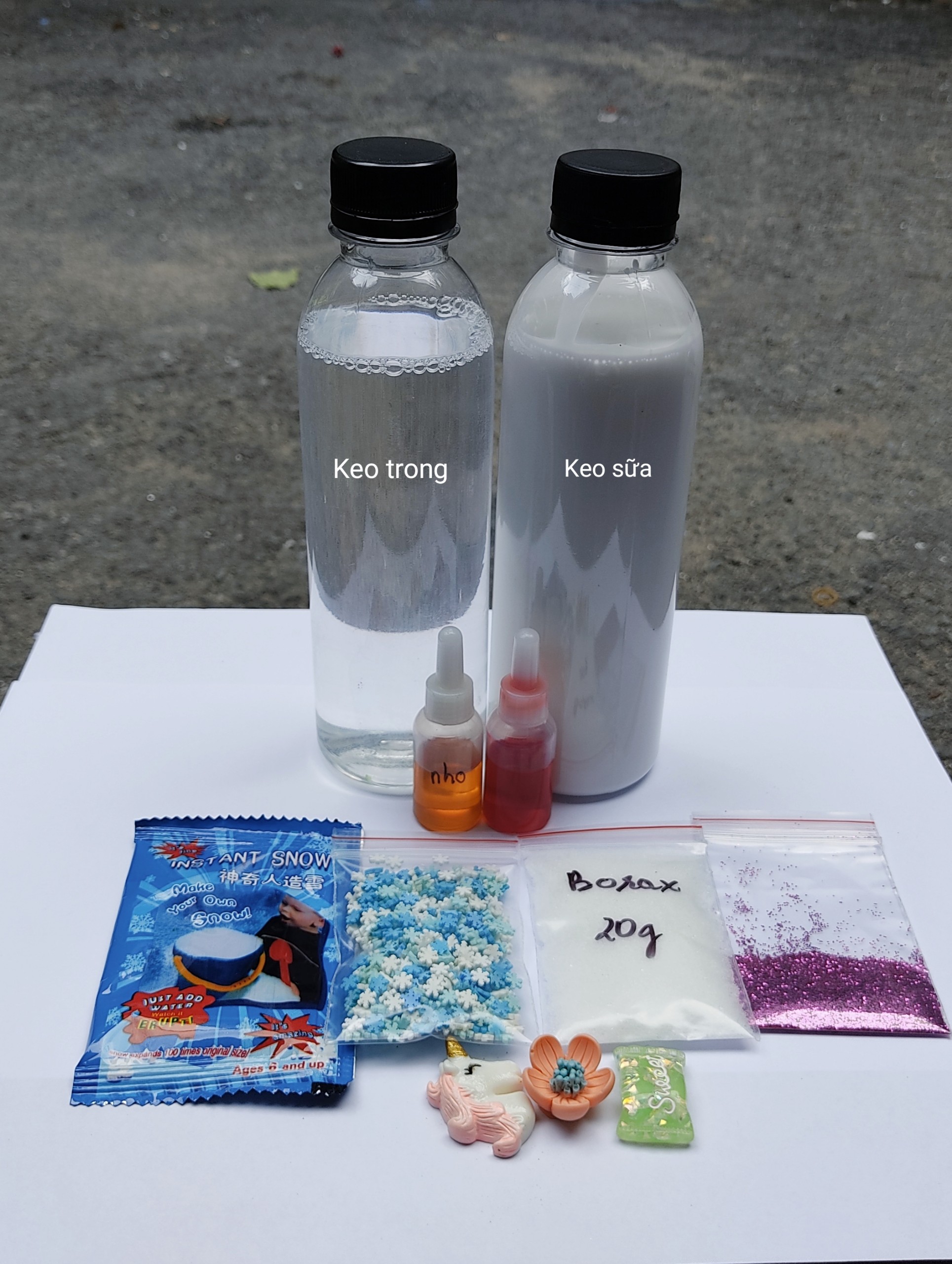 Bộ Kit Làm Slime cơ bản giá rẻ
