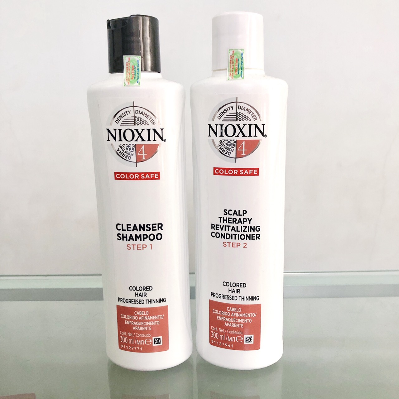 Bộ dầu gội /xả Nioxin chống rụng tóc (hệ thống 4) 300ml