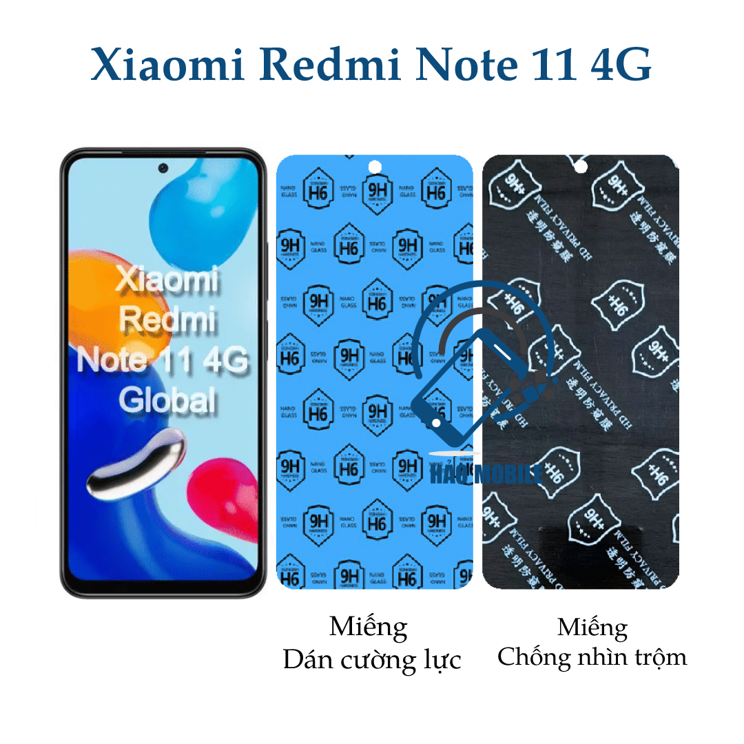 Dán cường lực dẻo nano Xiaomi Redmi Note 11 4G