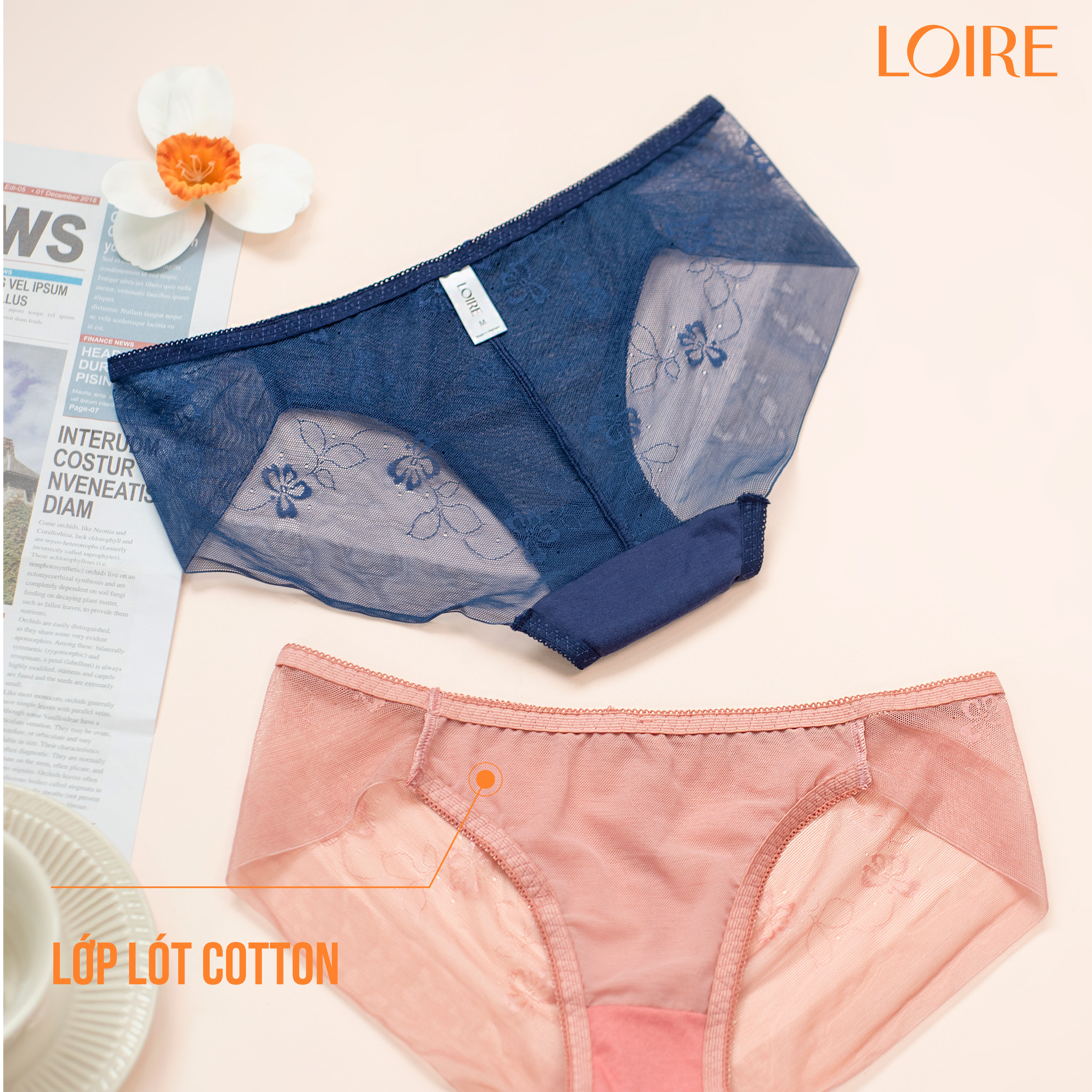 Quần Lót Ren Mềm Mịn Loirechic QLBK71