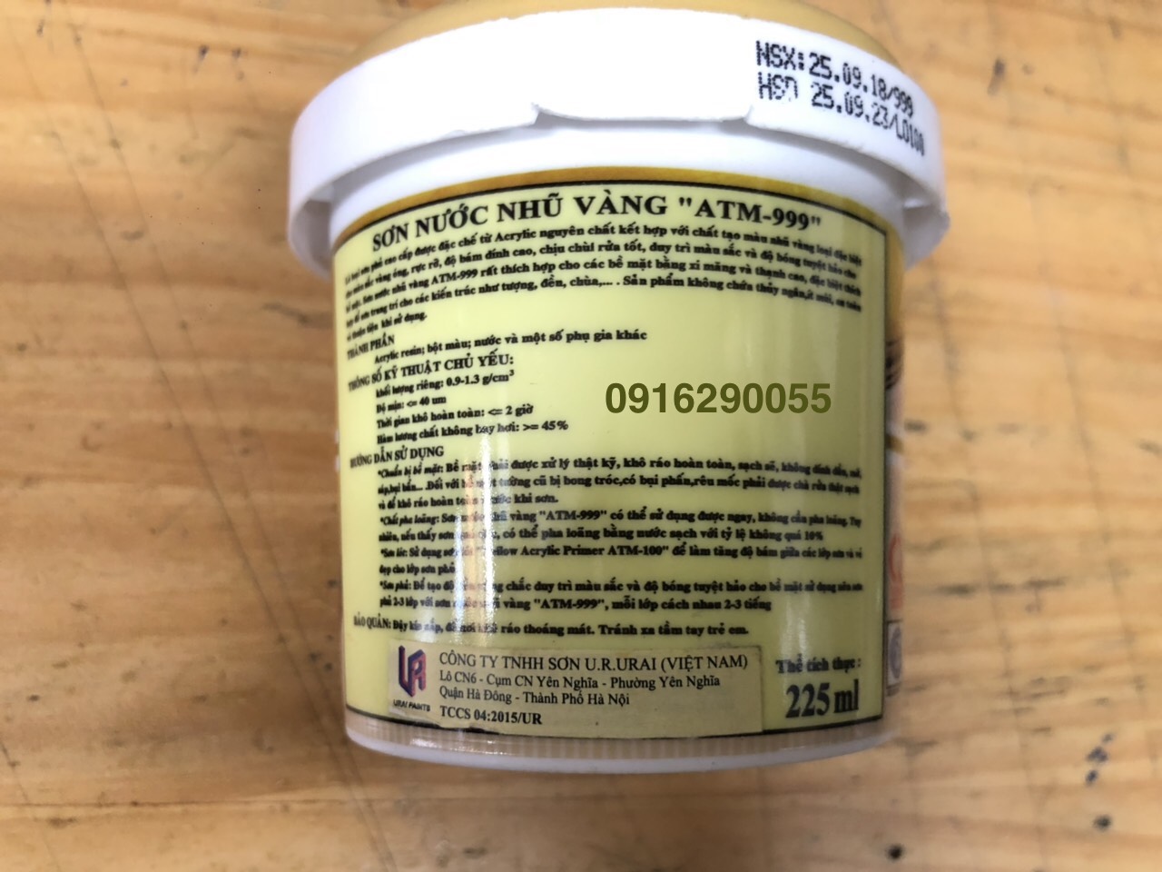 Sơn nước nhũ vàng ATM 999 (225ml)