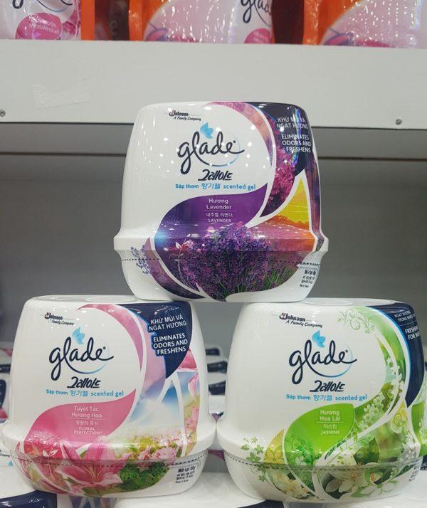 Sáp Thơm Glade 180g (Hương Lavender/Hương Lài/ Lyly & hoa anh đào)