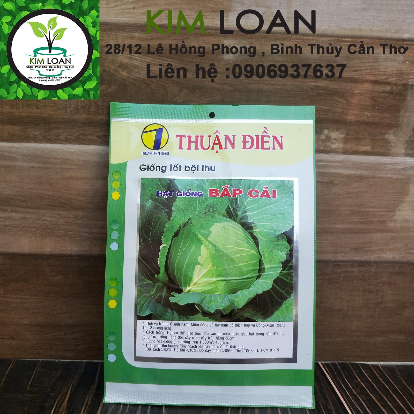 Hạt giống bắp cải Thuận Điền gói 1g