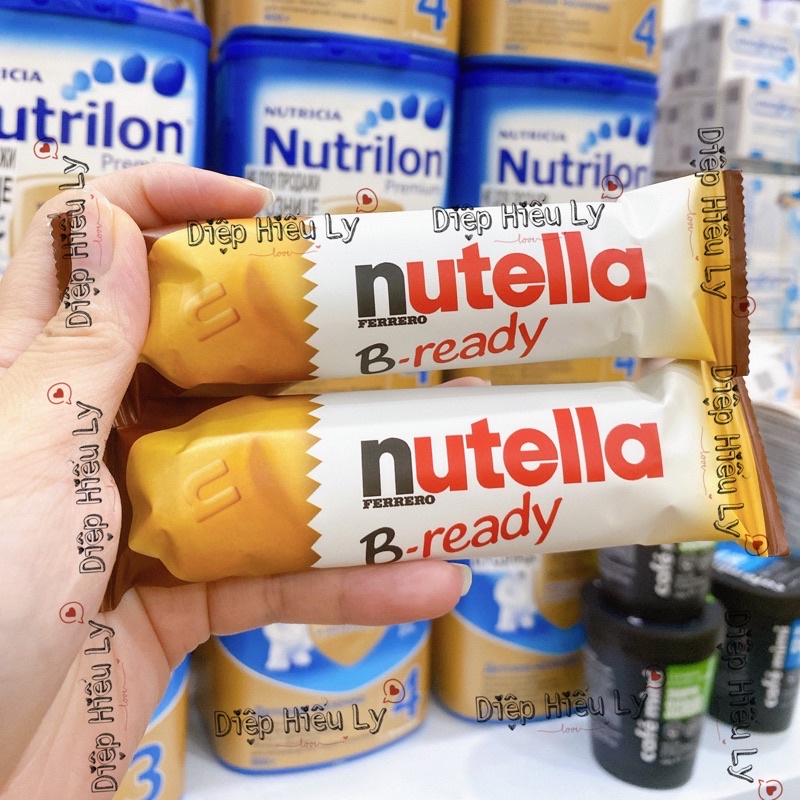 Bánh Nutella nhân kem sô cô la hạt phỉ (Nutella B-ready) hộp 15 cái