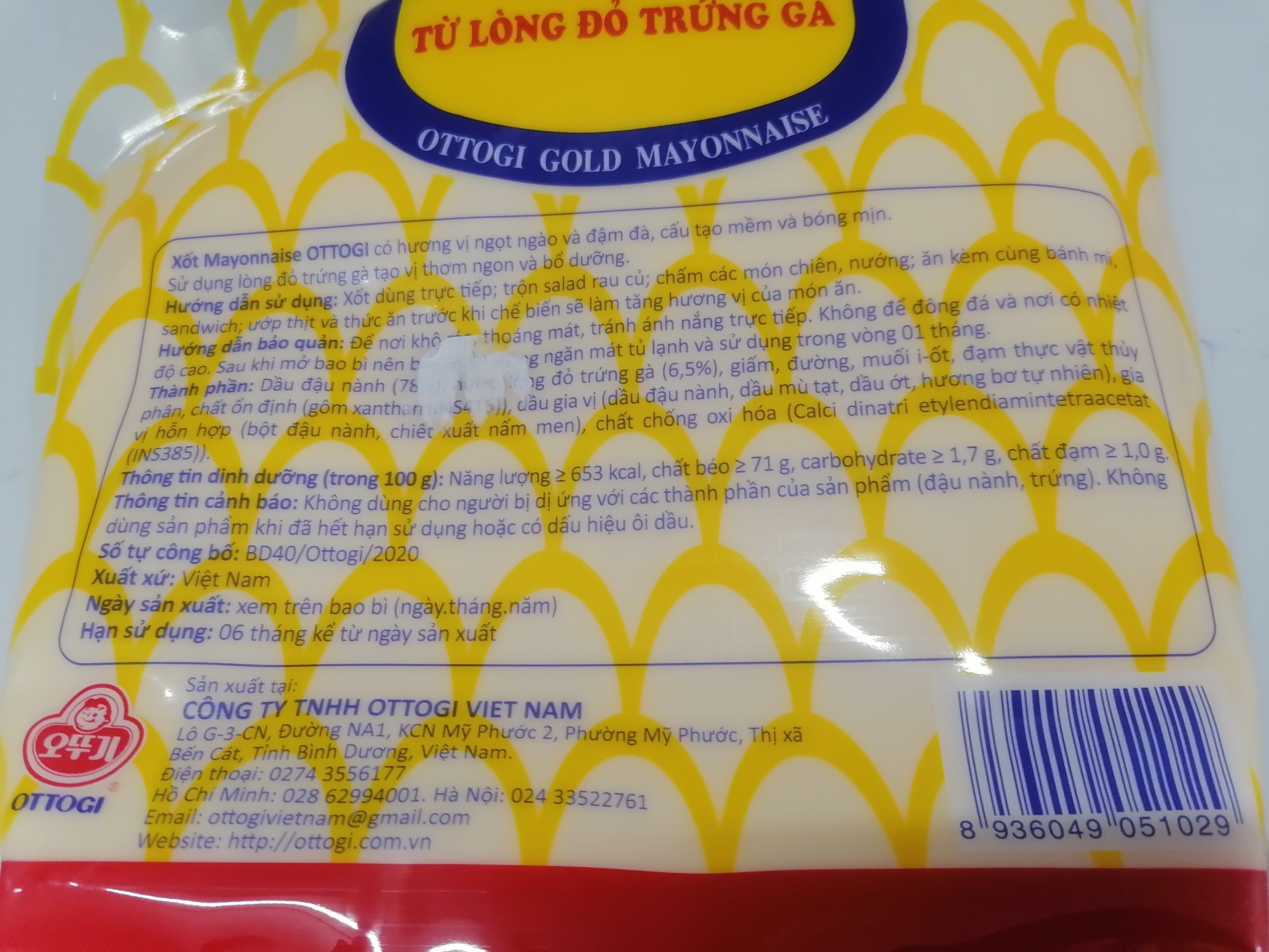 [TÚI LỚN 3Kg] Xốt Mayo [VN] OTTOGI Mayonnaise Sauce