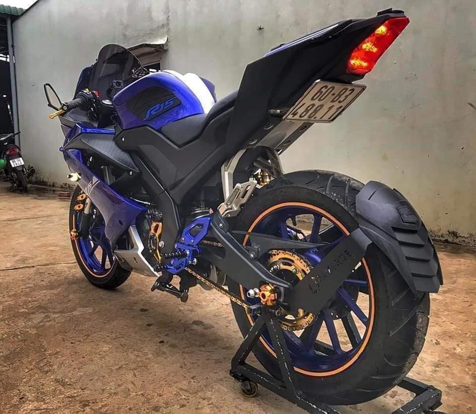 Nhông sên dĩa cho xe Yamaha r15 v3 - loại 10li và 12li Phốt Caosu Đệm