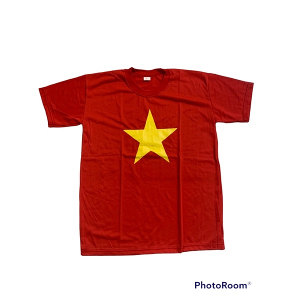 ÁO CỜ ĐỎ SAO VÀNG CHẤT COTTON