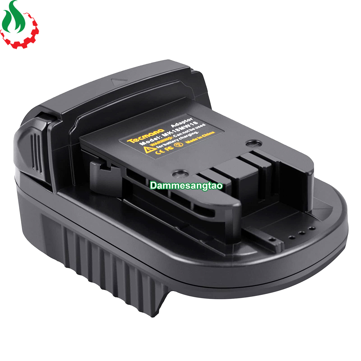 Đế chuyển Pin makita 18V sang máy milwaukee 18V