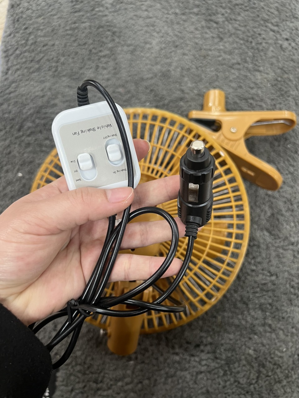 Quạt cabin ô tô 26cm 12v 24v