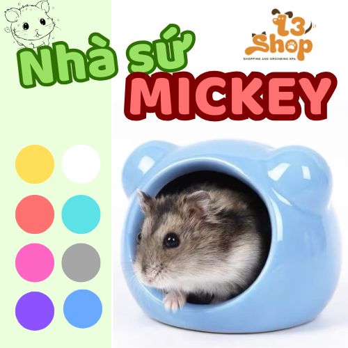 Nhà sứ mickey dành cho mọi loại hamster - T3 PETS SHOP