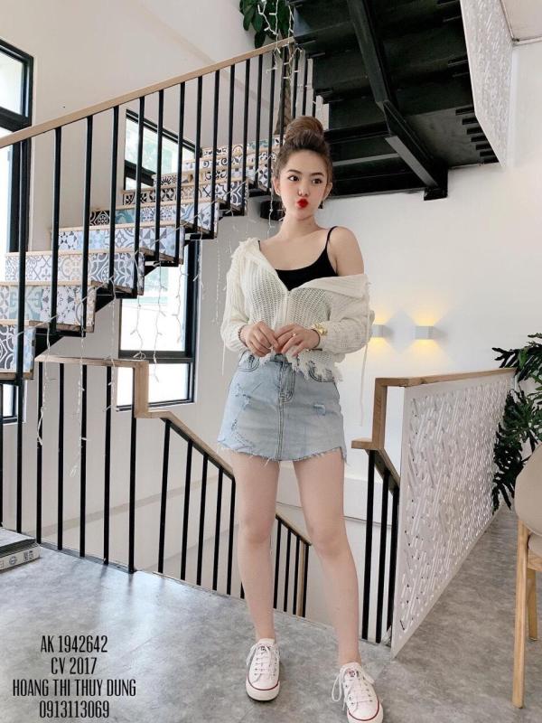 ÁO LEN RÁCH LAI CÓ NÓN TRẺ TRUNG, NĂNG ĐỘNG