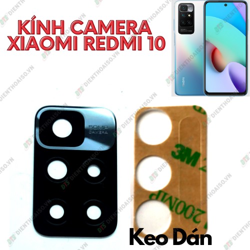 Glasses camera Xiaomi Redmi 10 attached adhesive stickers