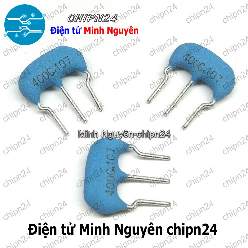 [3 con] (K340) Thạch anh 3 chân 4M (dùng cho máy giặt, điều hòa 4MHz) - HH006054