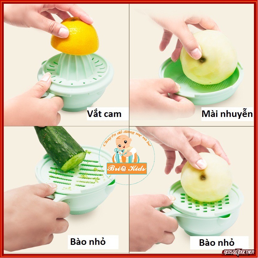 Bộ chế biến ăn dặm kiểu Nhật 10 chi tiết