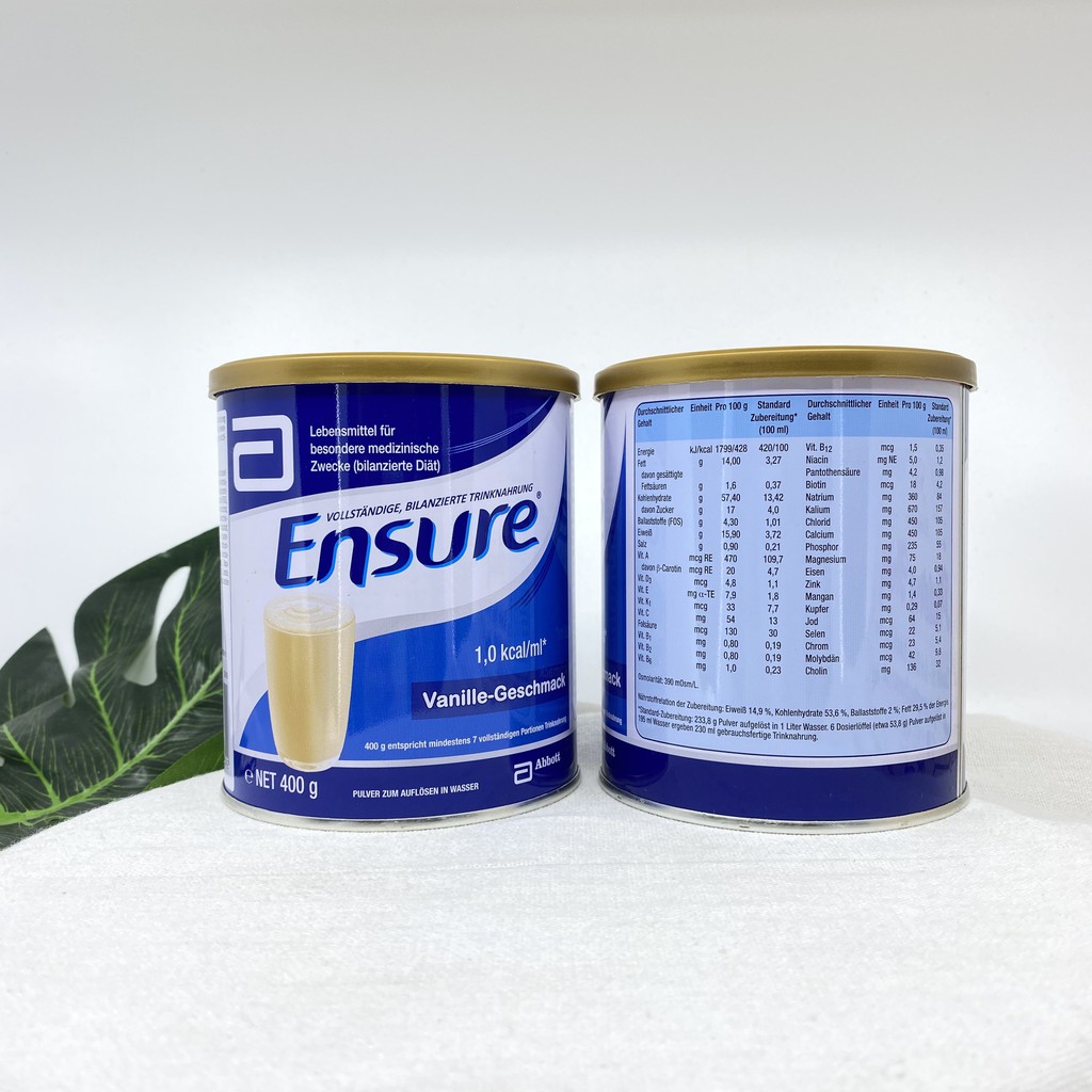 Sữa Ensure Đức 400g ( Date 04. 2023)