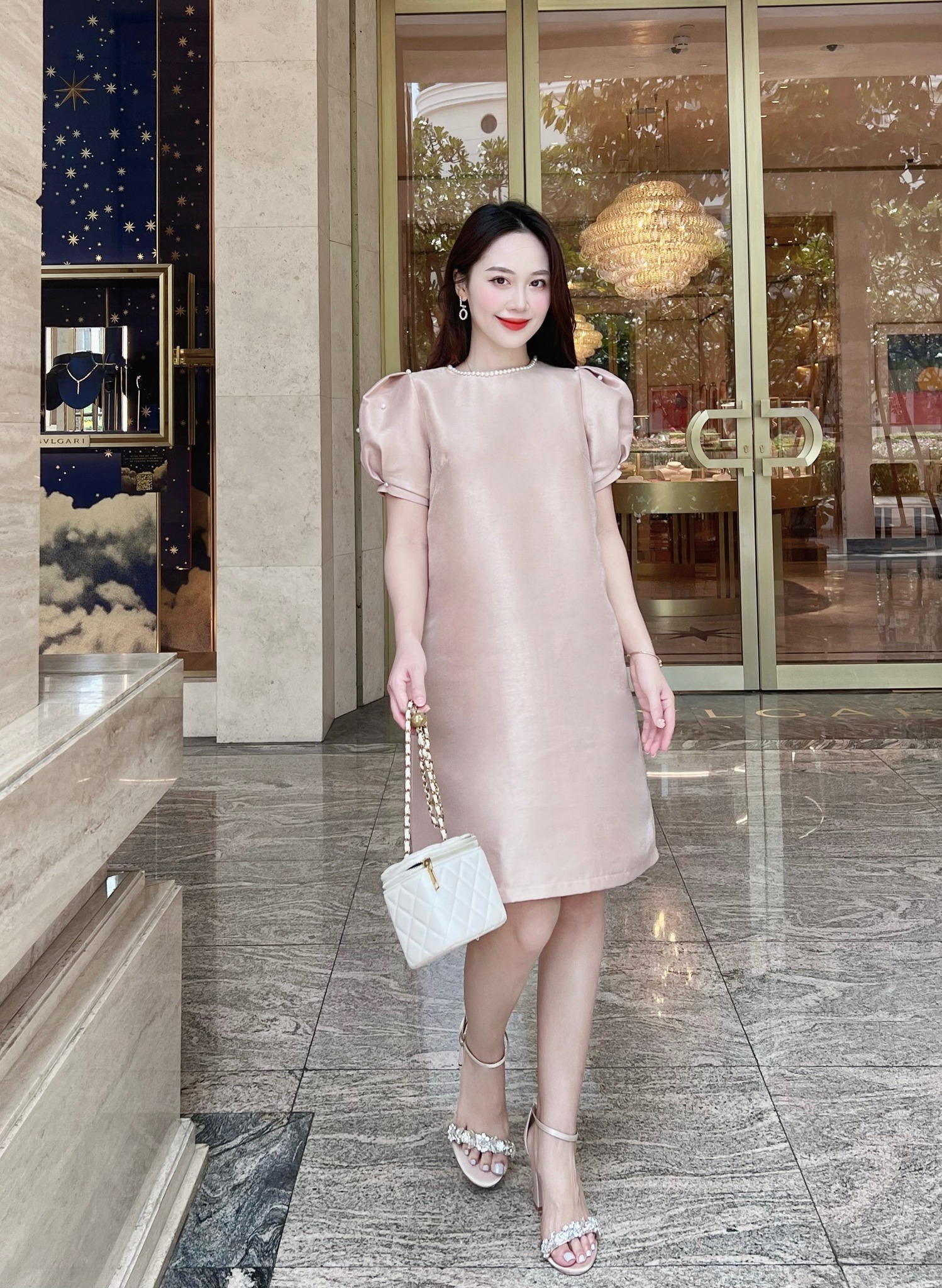 Rập - Đầm Kim Hỷ Hồng Dâu 2023 - FS