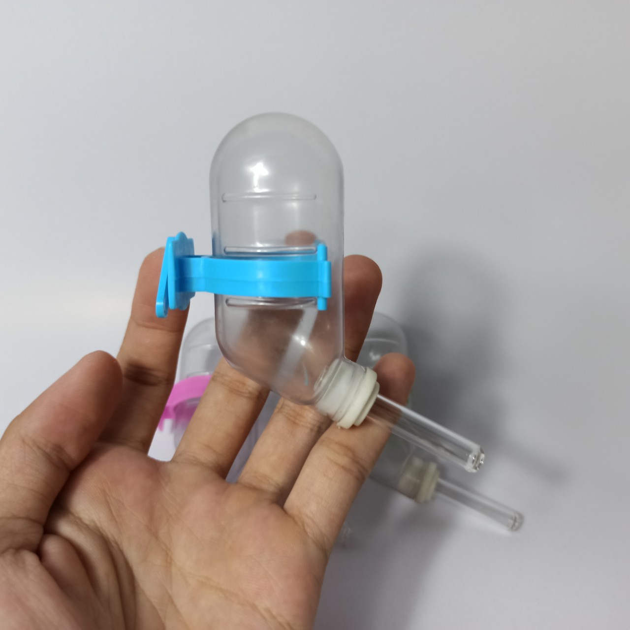 Bình nước  hamster 60ml đầu bi, đầu thủy tinh