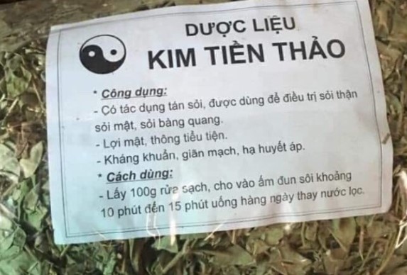 Kim tiền thảo (gói 1kg khô) - DTX006