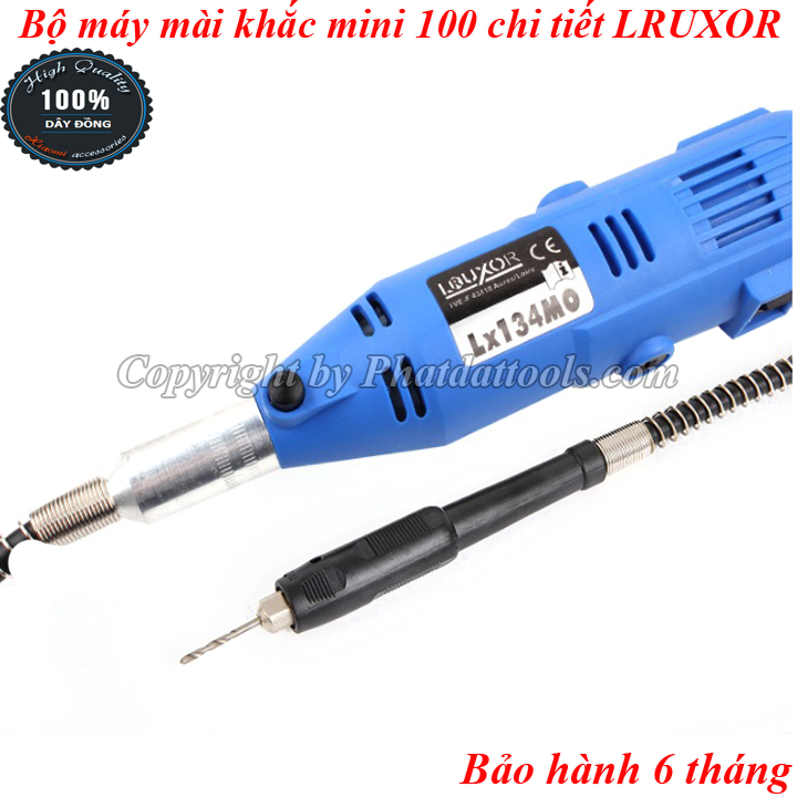 Máy khoan mài khắc mini đa năng 100 món LRUXOR