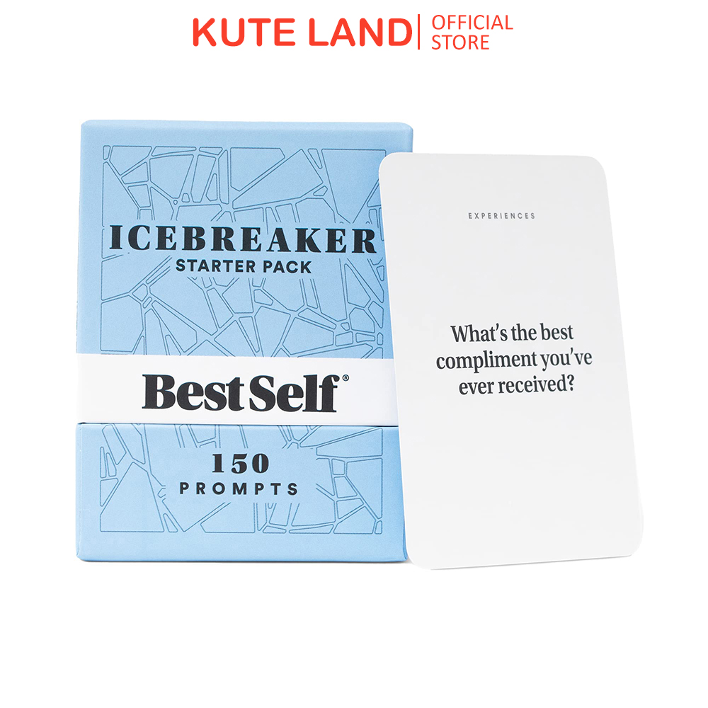 Bộ Bài Ice Breaker Deck Card Game Conversation Starter Khởi Đầu Cuộc Trò Chuyện Tiếng Anh