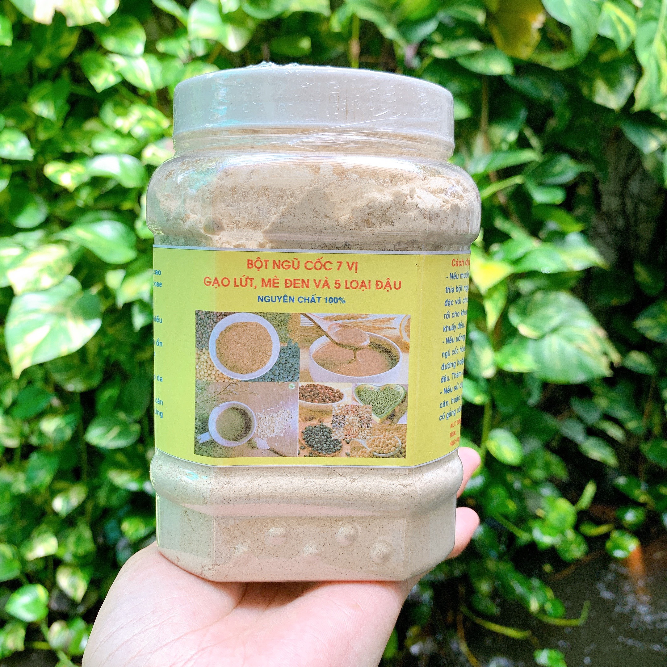 Bột ngũ cốc 7 vị nguyên chất-hủ 500gr