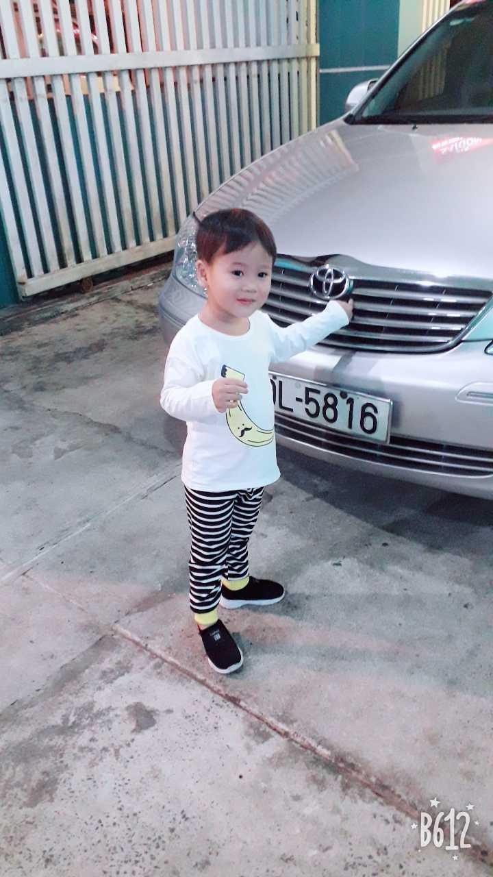 đồ bộ thu đông bé trai mẫu chuối 2018