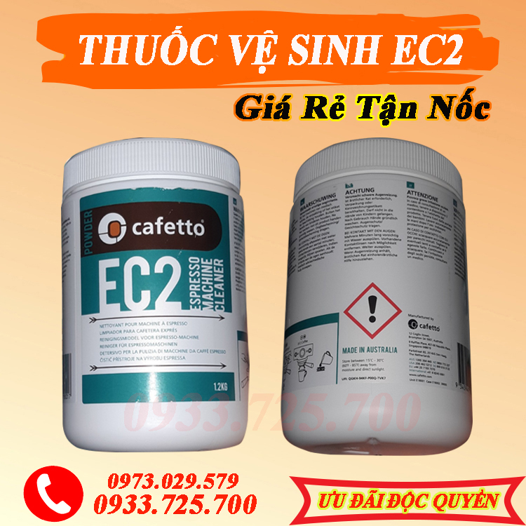 Bột vệ sinh máy pha cà phê cafetto ec2 1,1kg - linh kiện, phụ kiện máy pha cà phê.