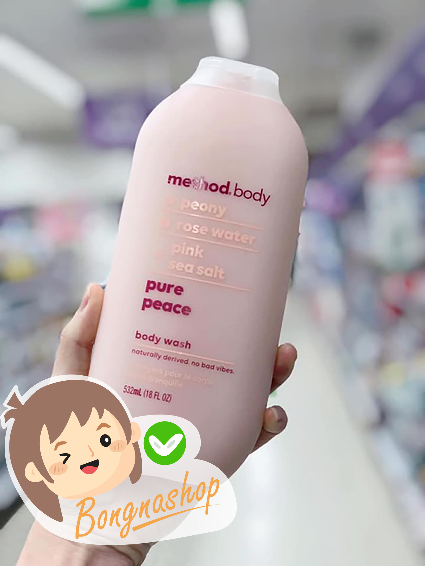 Sữa tắm dưỡng ẩm Method Body Organic 532ml - Úc