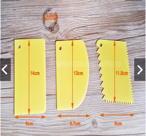 Miếng cắt bột, vét bột,chà láng bánh nhiều mẫu