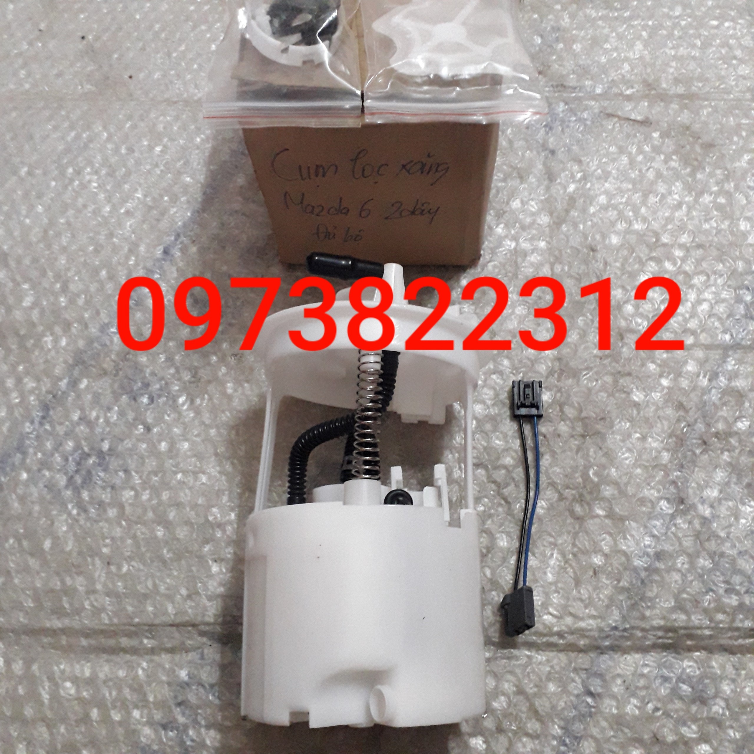 Cụm lọc xăng mazda 6 , 2 dây , đủ bộ