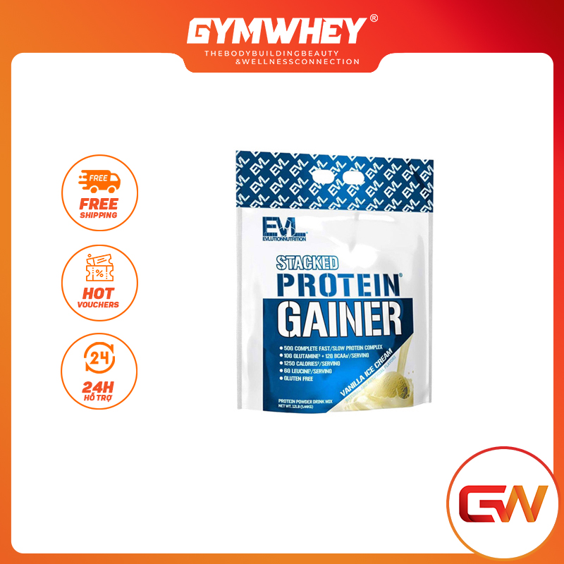 Sữa dinh dưỡng tăng cân nhanh cho người gầy evl stack protein gainer 12lbs 5.4kg