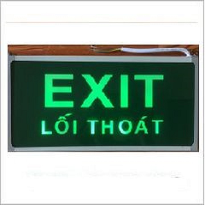 Đèn Exit, Đèn Thoát Hiểm, Chỉ Lối Thoát 2 Mặt. Đèn LED Exit 2 mặt - Đèn lối thoát, đèn khẩn cấp LỐI THOÁT