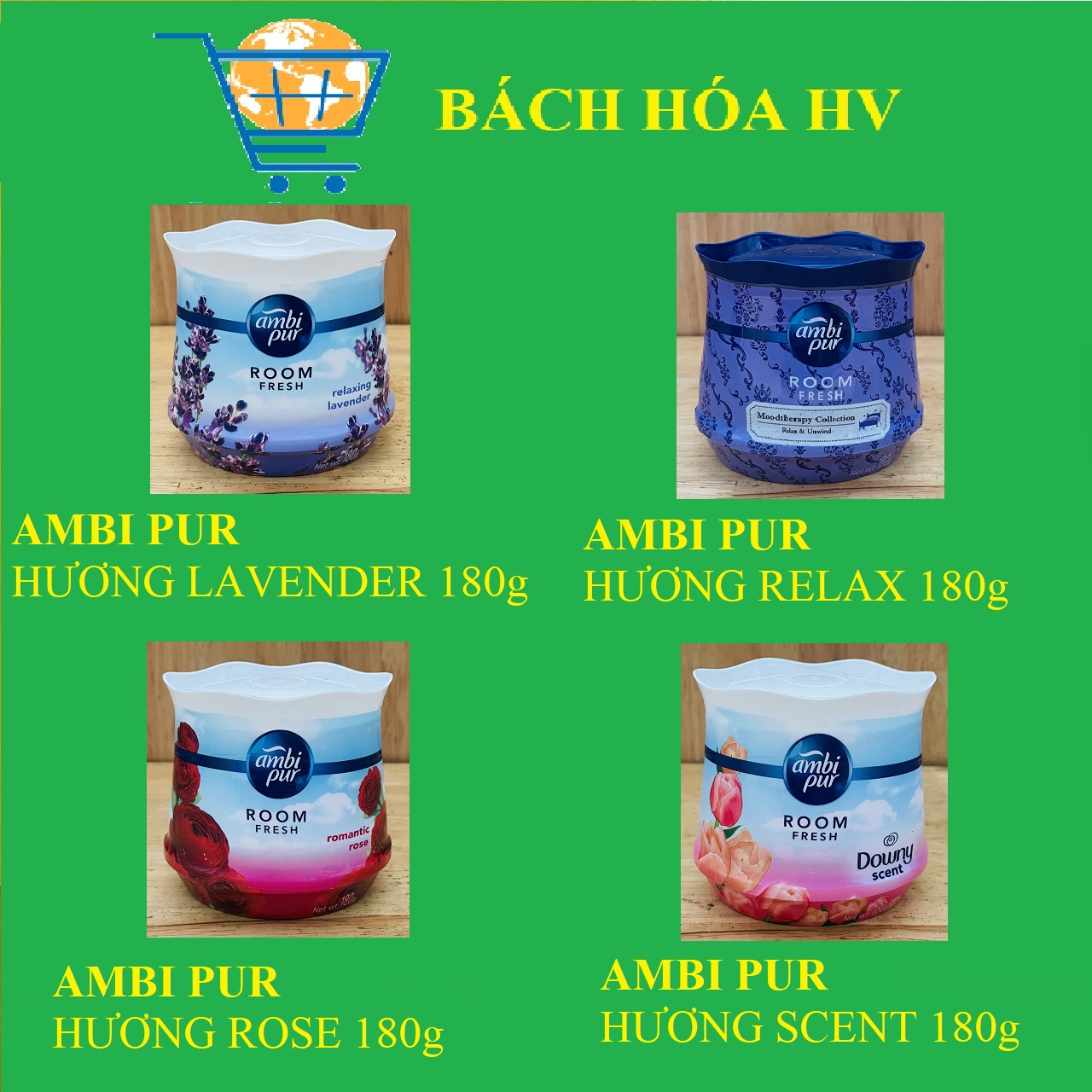 Sáp Thơm AMBI PUR 180g - BACH HOA HV
