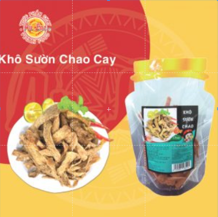 Khô Sườn Chao Cay Chay Âu Lạc 50g