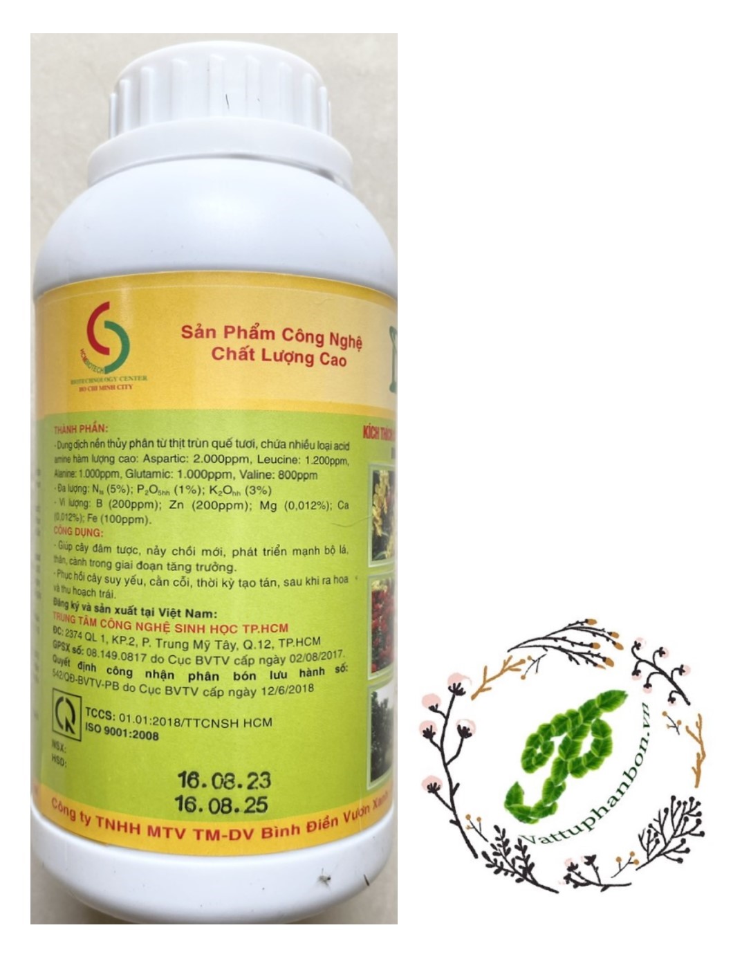 Dịch Trùn Quế Hữu Cơ Bio 01 - #124A# 500ml