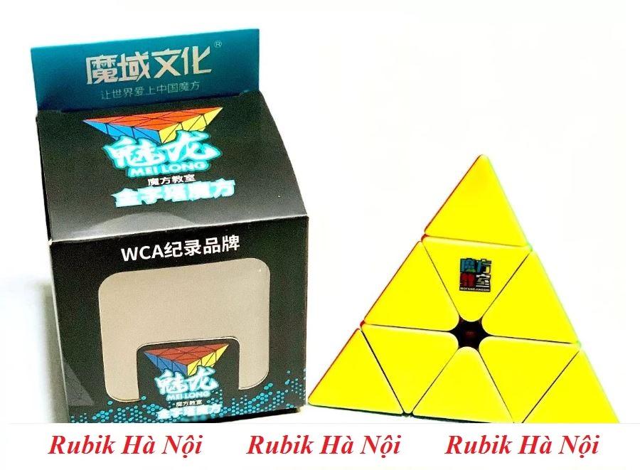 Rubik Pyraminx Meilong Mofang Jiaoshi Stickerless