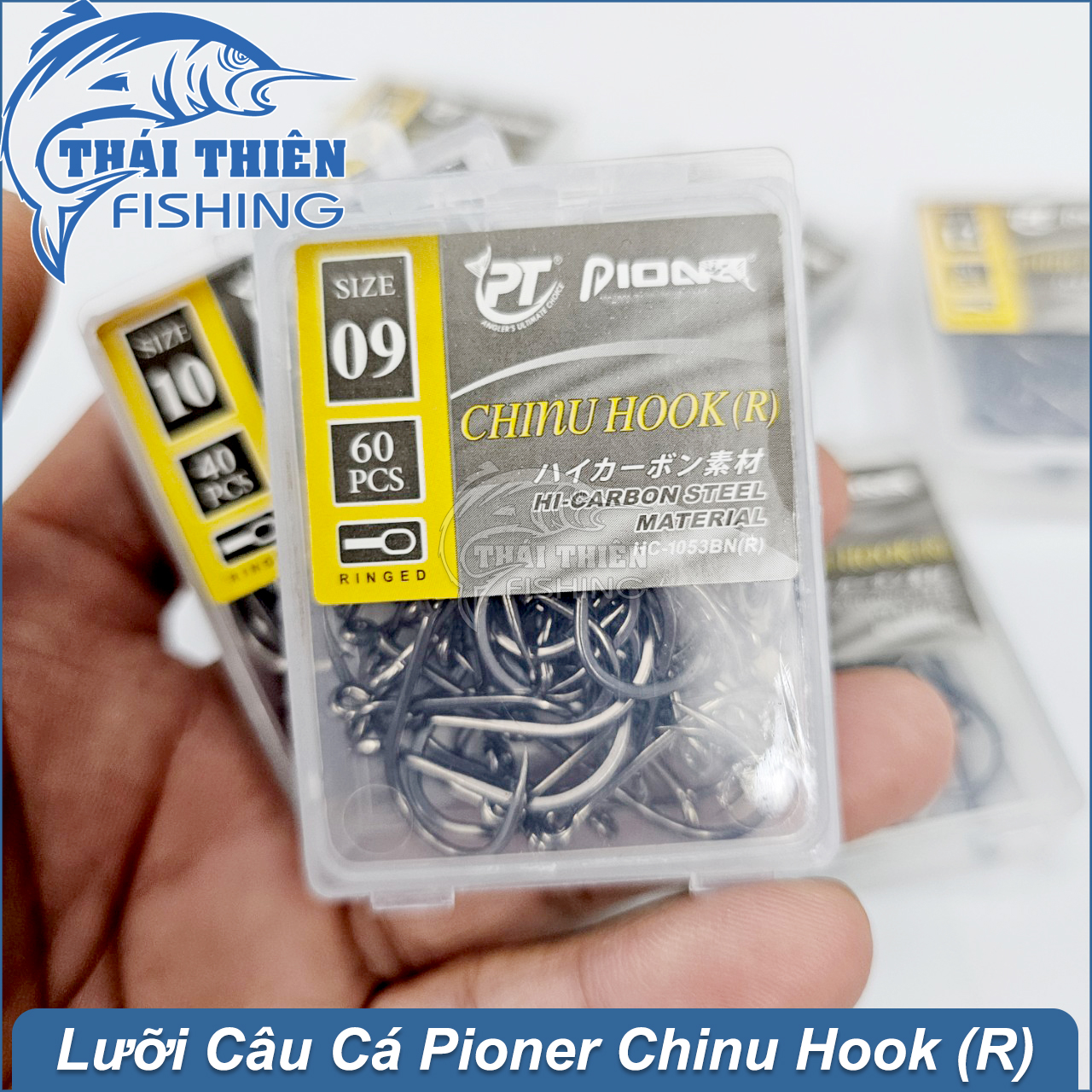 [HCM]Lưỡi câu cá Pioner Chinu Hook (R)