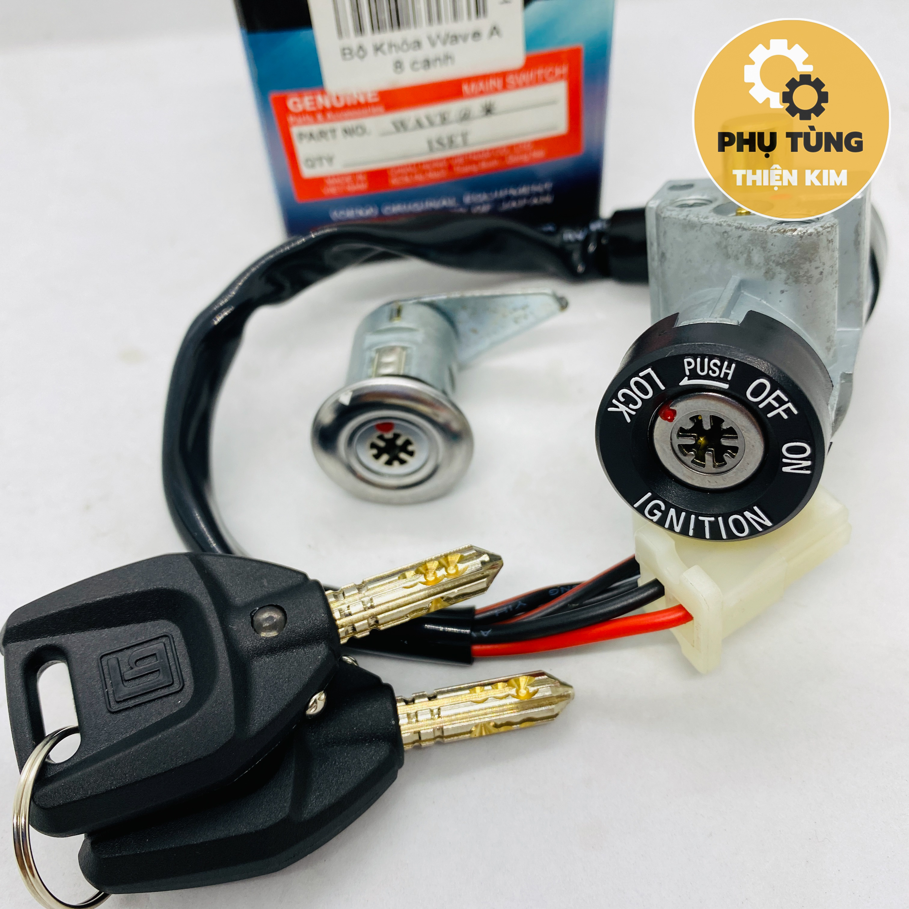 Ổ Khóa Chống Trộm 8 Cạnh Honda Wave Alpha