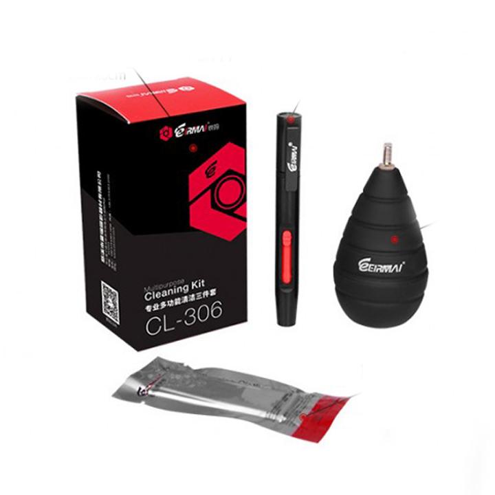 3in1 EIRMAI CL-306 Camera Pro Lens Cleaning Kit Set For Canon Nikon Sony Pentax