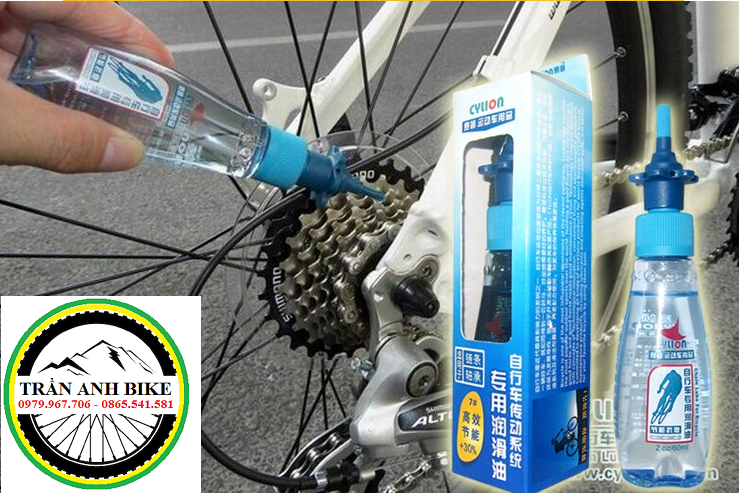 Dầu tra sên xích líp xe đạp bánh răng Cylion 60ml