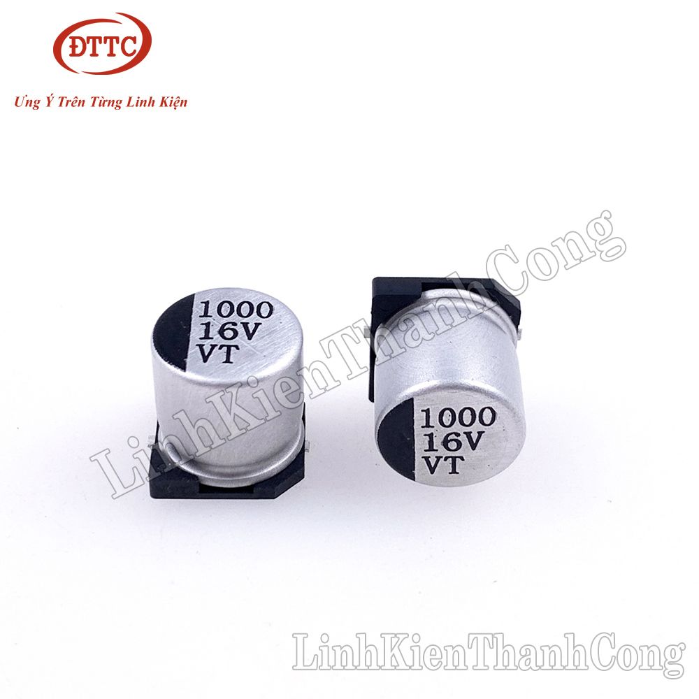 Tụ nhôm 1000uf 16v 10x10mm