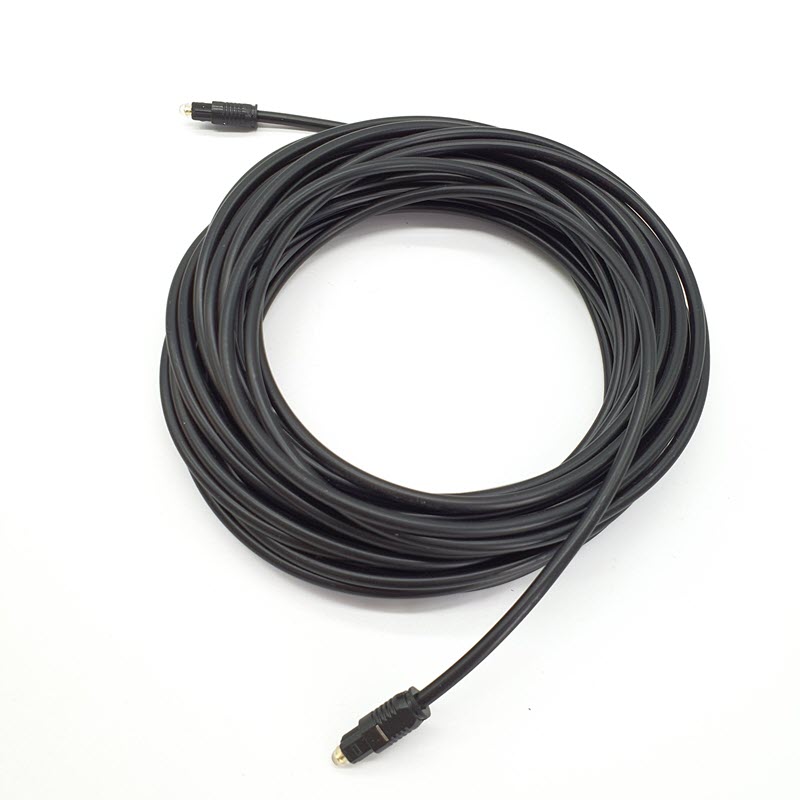Dây audio quang Toslink Optical đen dài 5m cao cấp